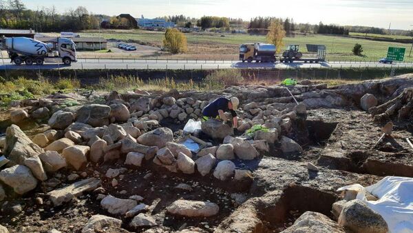 Escavações ao longo da rodovia E18, Suécia - Sputnik Brasil