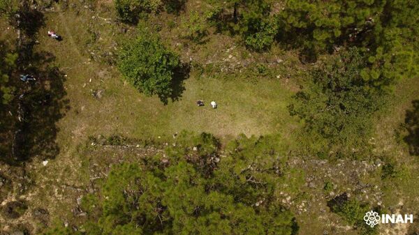 O local da cidade antiga Paso Temprano, vista de cima - Sputnik Brasil