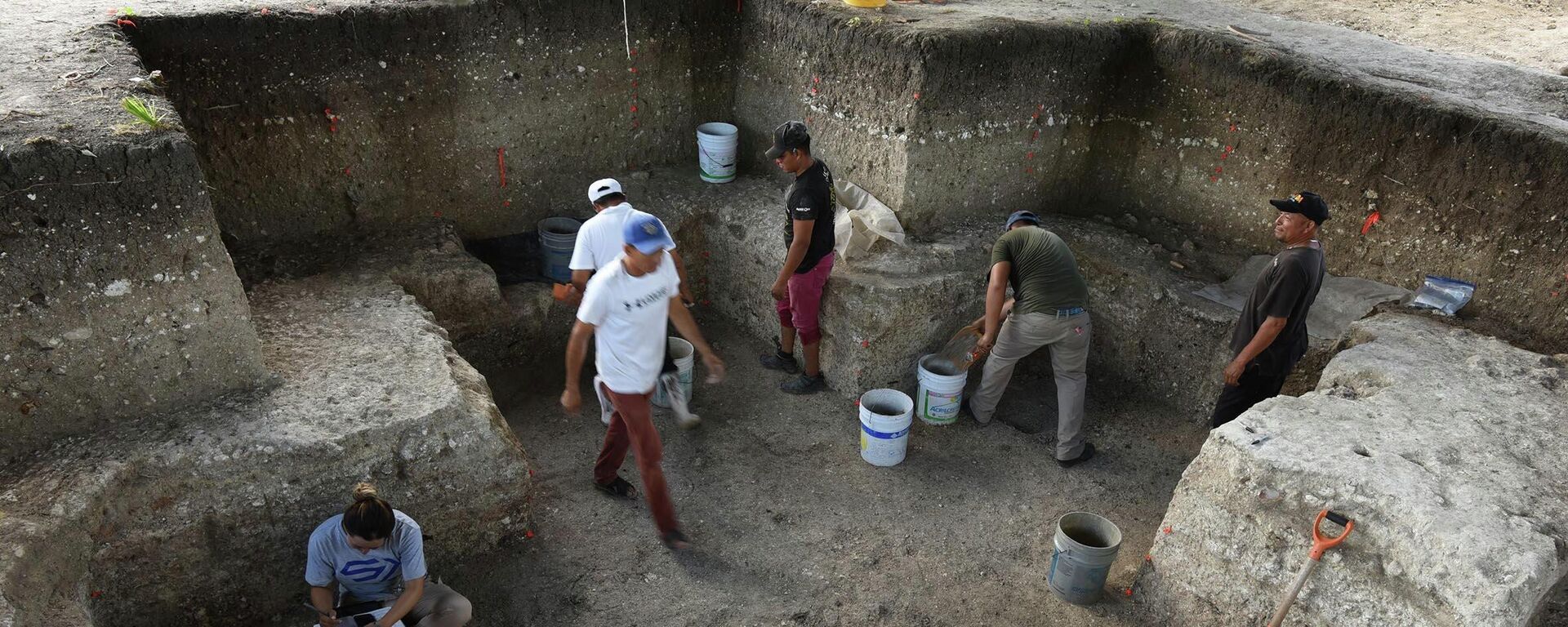 Escavações da cidade perdida Aguada Fênix, no México - Sputnik Brasil, 1920, 12.11.2025