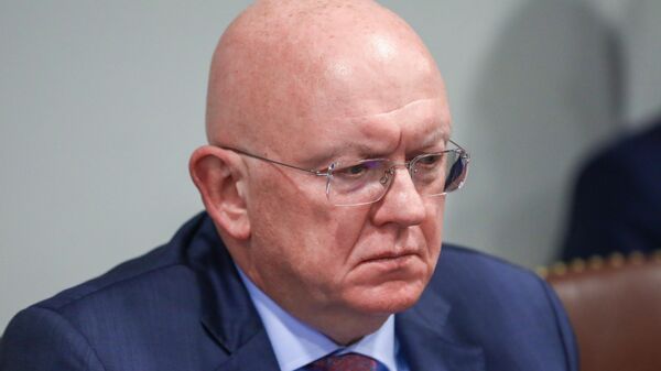 O embaixador russo nas Nações Unidas,Vasily Nebenzya - Sputnik Brasil