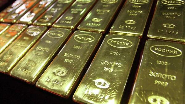 Reservas de ouro da Rússia atingem o nível mais alto desde 1995 - Sputnik Brasil