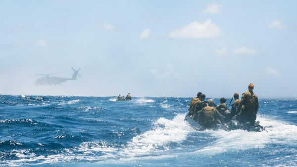 Operações das forças navais dos EUA no Caribe - Sputnik Brasil