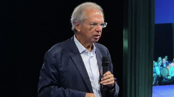 Ex-ministro da Economia, Paulo Guedes, em São Paulo. - Sputnik Brasil