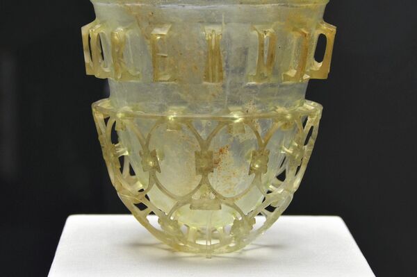 Taça de Munique, peça de vidro do período romano tardio, segunda metade do século IV d.C. - Sputnik Brasil