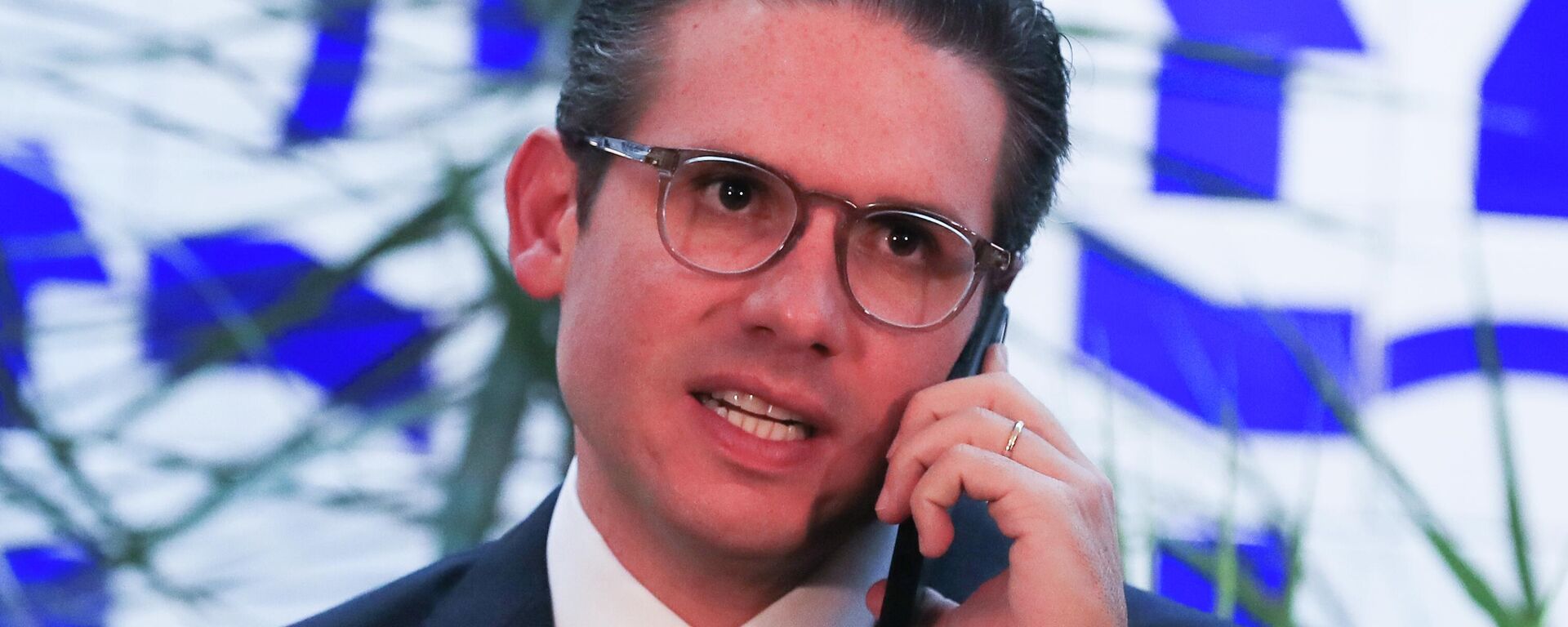 O presidente da Câmara dos Deputados, Hugo Motta (Republicanos-PB), em ato no Congresso em junho de 2025 - Sputnik Brasil, 1920, 14.11.2025