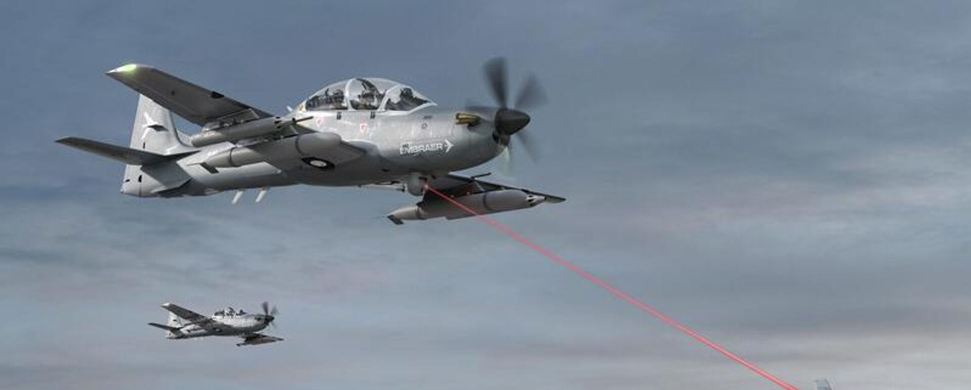 Embraer vai expandir as capacidades da aeronave A-29 Super Tucano para combater sistemas aéreos não tripulados - Sputnik Brasil, 1920, 18.11.2025