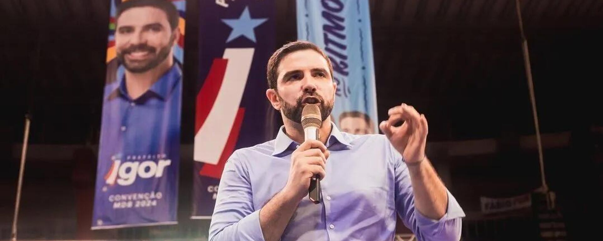 Prefeito de Belém, Igor Normando (MDB), em 28 de outubro de 2024 - Sputnik Brasil, 1920, 17.11.2025