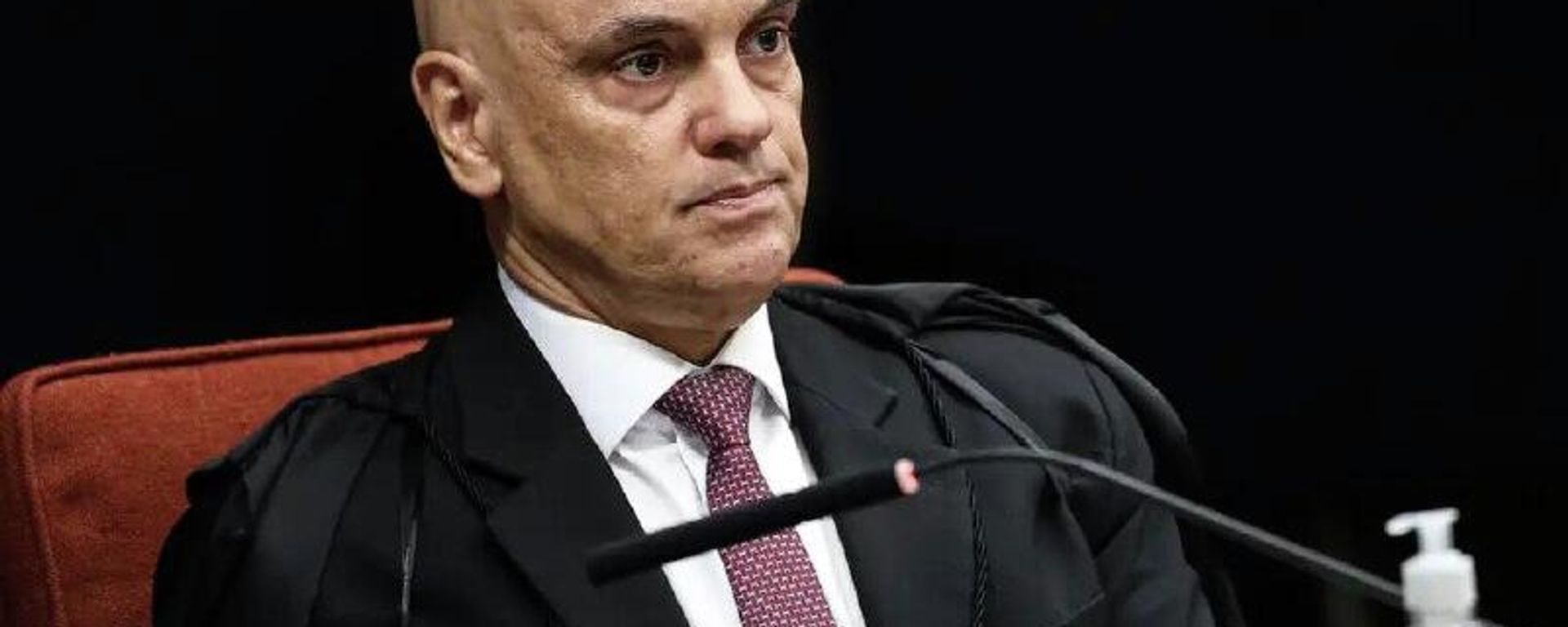 O ministro Alexandre de Moraes durante sessão na Primeira Turma do Supremo Tribunal Federal (STF), no âmbito do julgamento dos réus do núcleo 1 da trama golpista, formado pelo ex-presidente Jair Bolsonaro (PL) e mais sete aliados. Brasília (DF), 11 de setembro de 2025 - Sputnik Brasil, 1920, 29.06.2026