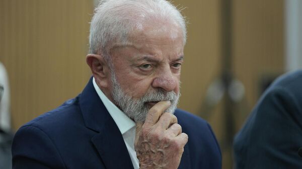 O presidente do Brasil, Luiz Inácio Lula da Silva, durante evento na COP30, em Belém (PA), em novembro de 2025 - Sputnik Brasil