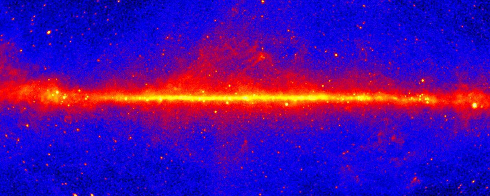 O centro galáctico em raios gama, visto através do telescópio espacial Fermi - Sputnik Brasil, 1920, 26.11.2025