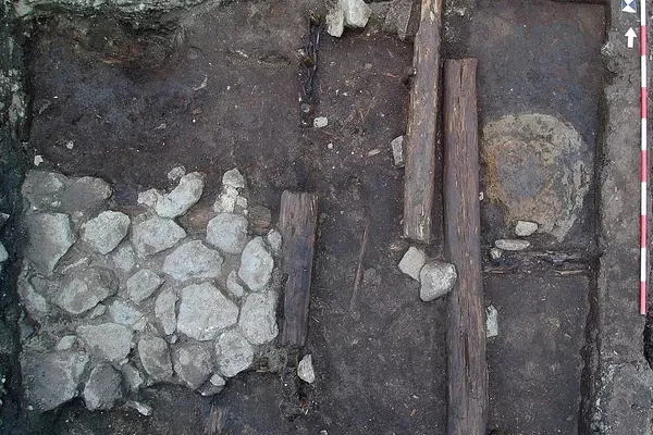 Parte de uma estrutura de secagem de milho, Trebic, Praça Karlovo - Sputnik Brasil