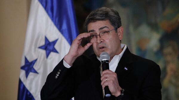 Juan Orlando Hernández, ex-presidente de Honduras - Sputnik Brasil