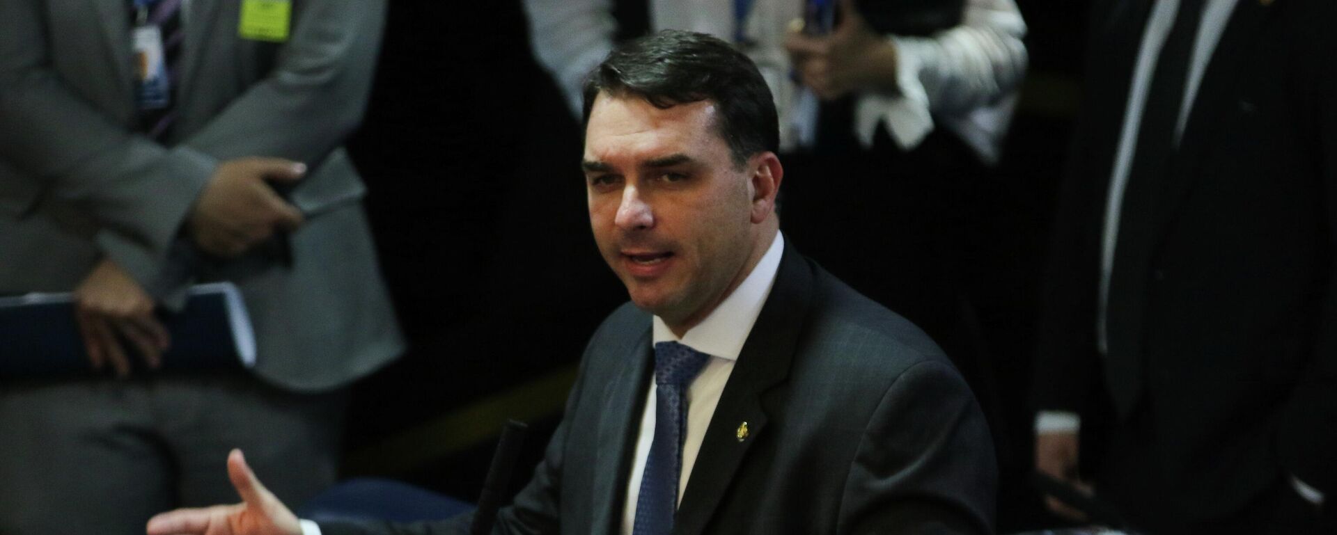 Flávio Bolsonaro (PL-RJ) durante sessão do plenário do Senado Federal - Sputnik Brasil, 1920, 13.05.2026