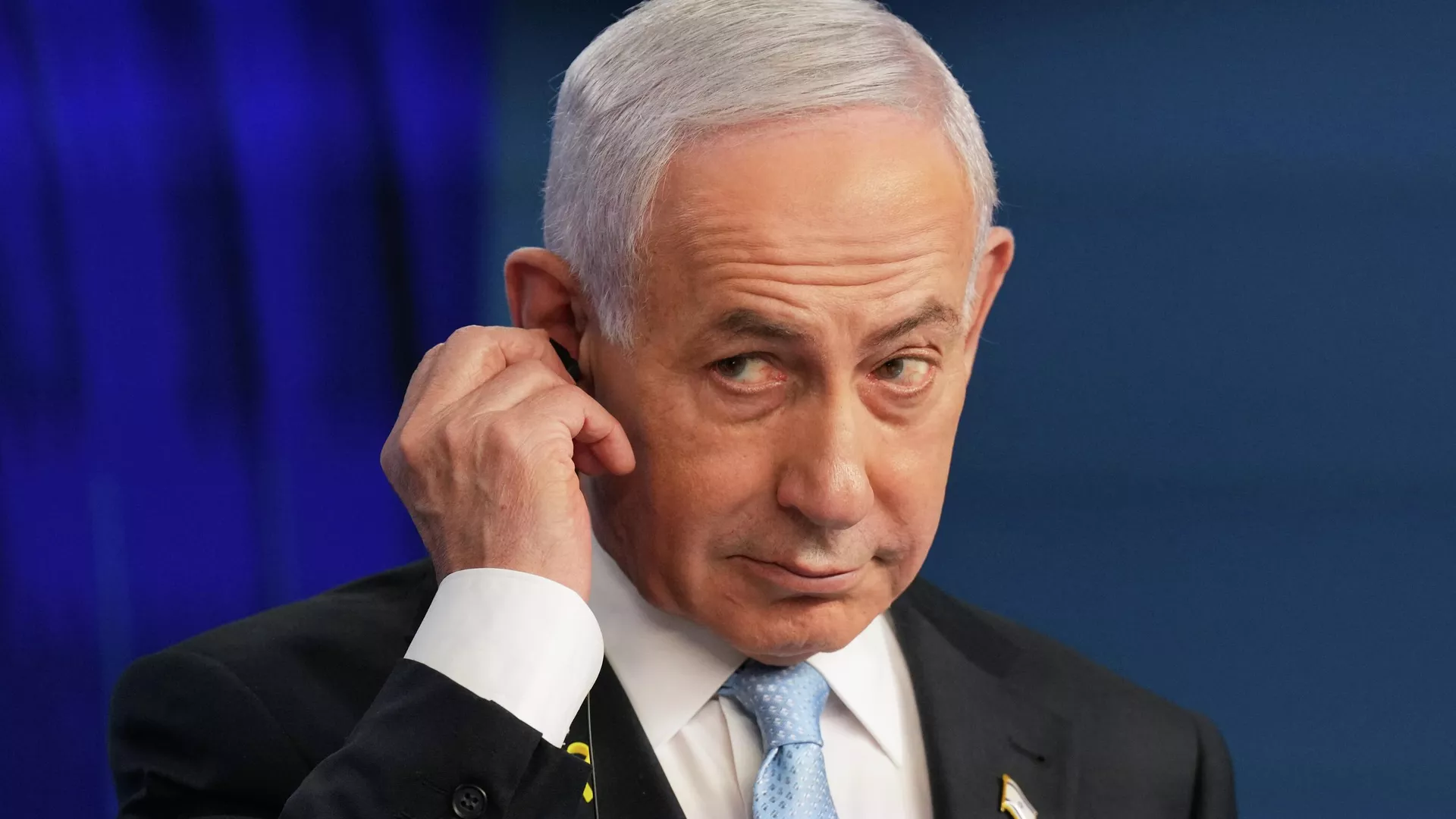 O primeiro-ministro de Israel, Benjamin Netanyahu, durante coletiva de imprensa em Jerusalém, em dezembro de 2025 O primeiro-ministro de Israel, Benjamin Netanyahu, durante coletiva de imprensa em Jerusalém, em dezembro de 2025 - Sputnik Brasil, 1920, 21.03.2026