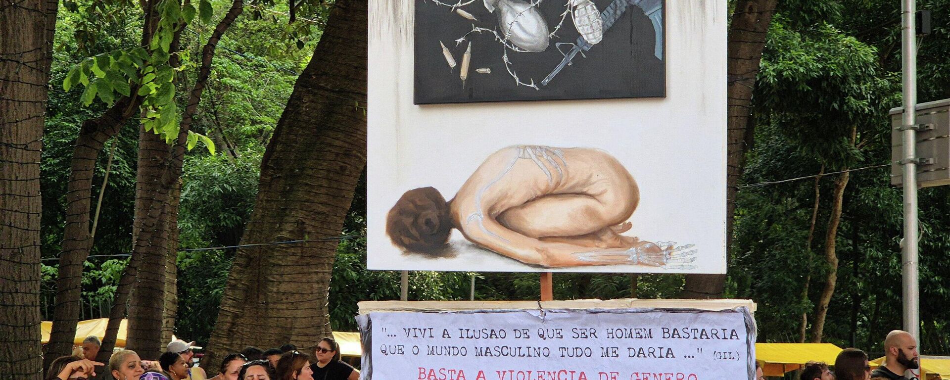 Marcha 'Mulheres Vivas' na Avenida Paulista, em SP, 7 de dezembro de 2025 - Sputnik Brasil, 1920, 07.12.2025