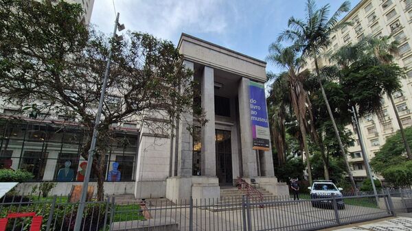 Fachada da Biblioteca Mário de Andrade em São Paulo (SP), 2025. - Sputnik Brasil