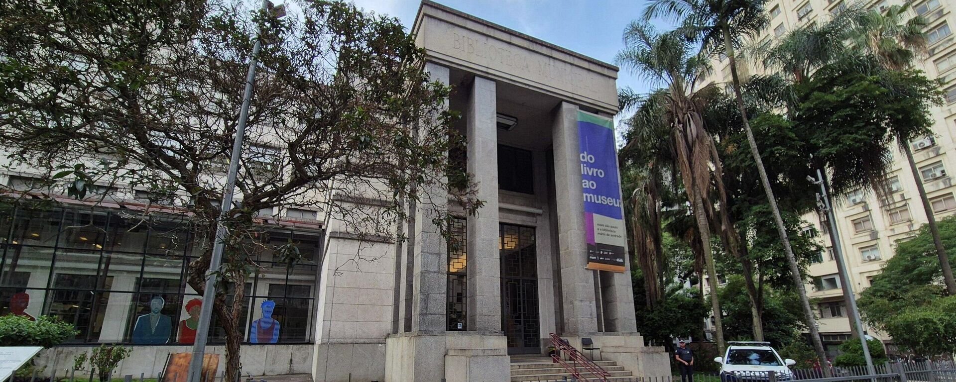 Fachada da Biblioteca Mário de Andrade em São Paulo (SP), 2025. - Sputnik Brasil, 1920, 07.12.2025