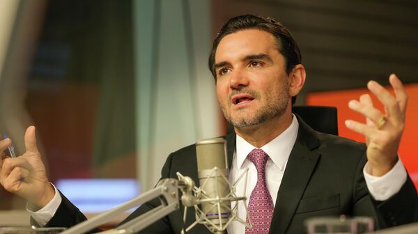 O ministro do Turismo, Celso Sabino, participa do programa Bom Dia, Ministro, em 19 de agosto de 2025 - Sputnik Brasil