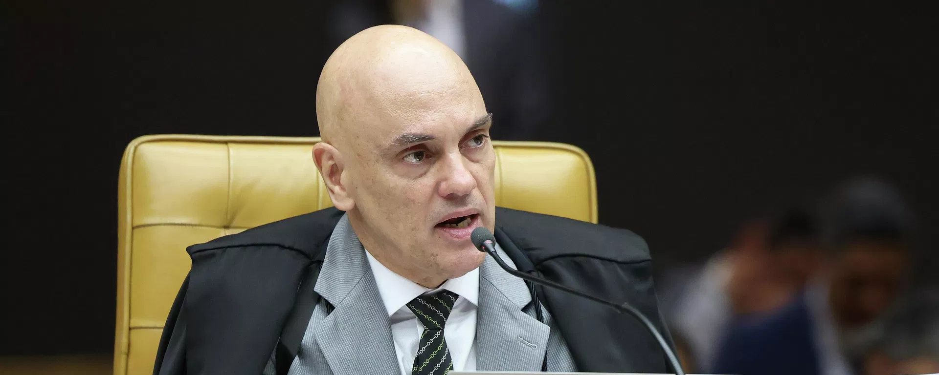 O ministro do Supremo Tribunal Federal (STF) Alexandre de Moraes durante sessão plenária, em dezembro de 2025 O ministro do Supremo Tribunal Federal (STF) Alexandre de Moraes durante sessão plenária, em dezembro de 2025 - Sputnik Brasil, 1920, 15.12.2025