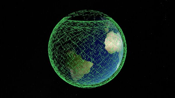 Trajetórias dos satélites Starlink em fevereiro de 2024 - Sputnik Brasil