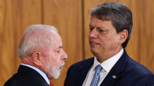 Lula e Tarcísio - Sputnik Brasil