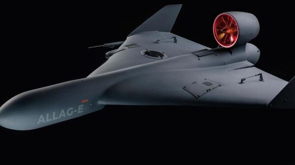 O interceptador elétrico Allag-E, apresentado pela empresa EDGE, dos Emirados Árabes Unidos - Sputnik Brasil