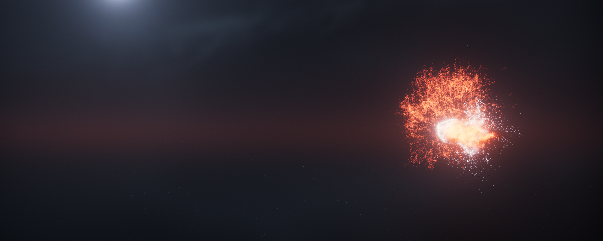 Representação artística da colisão de dois asteroides em Fomalhaut - Sputnik Brasil, 1920, 22.12.2025