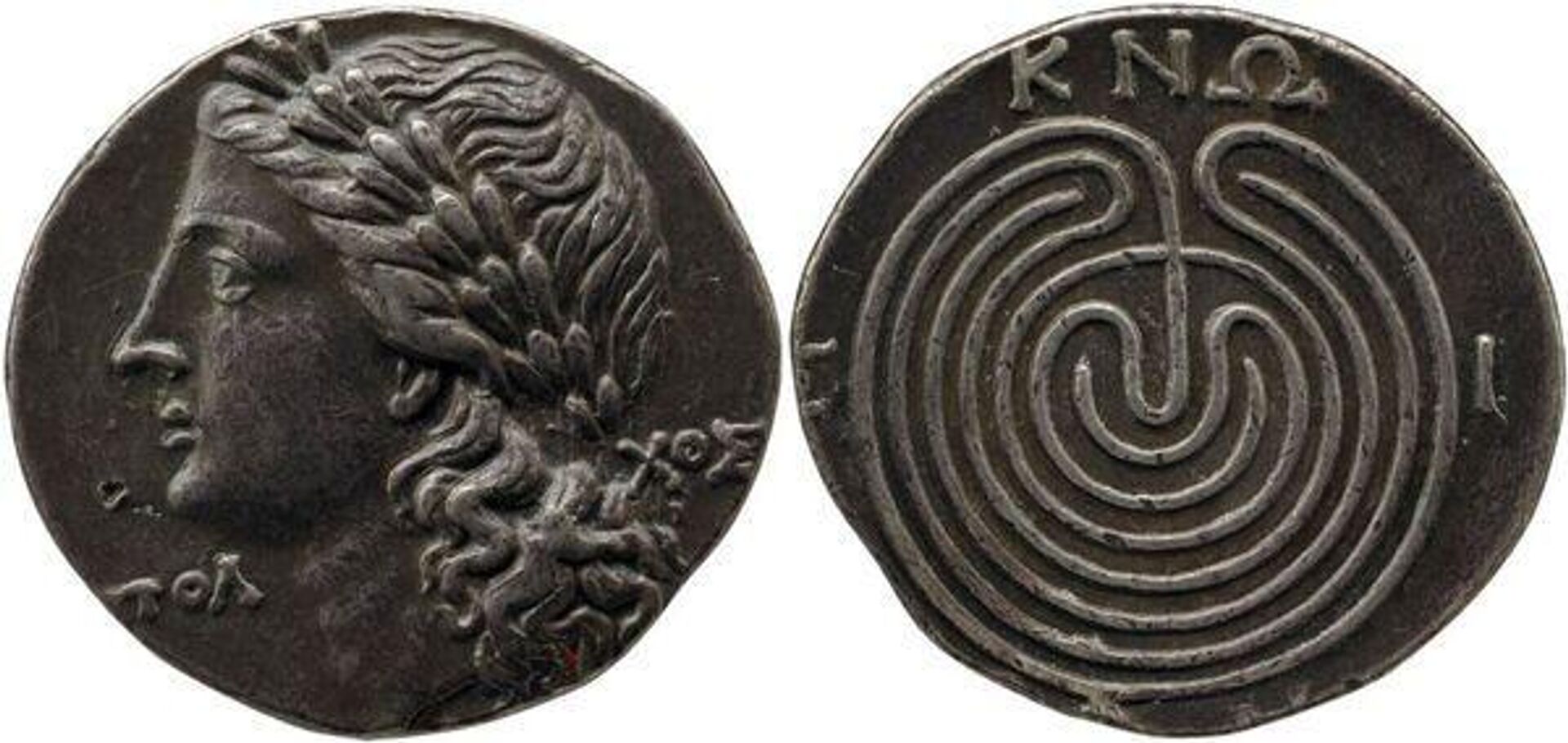 Moeda cretense dos séculos 1 a 3 d.C.