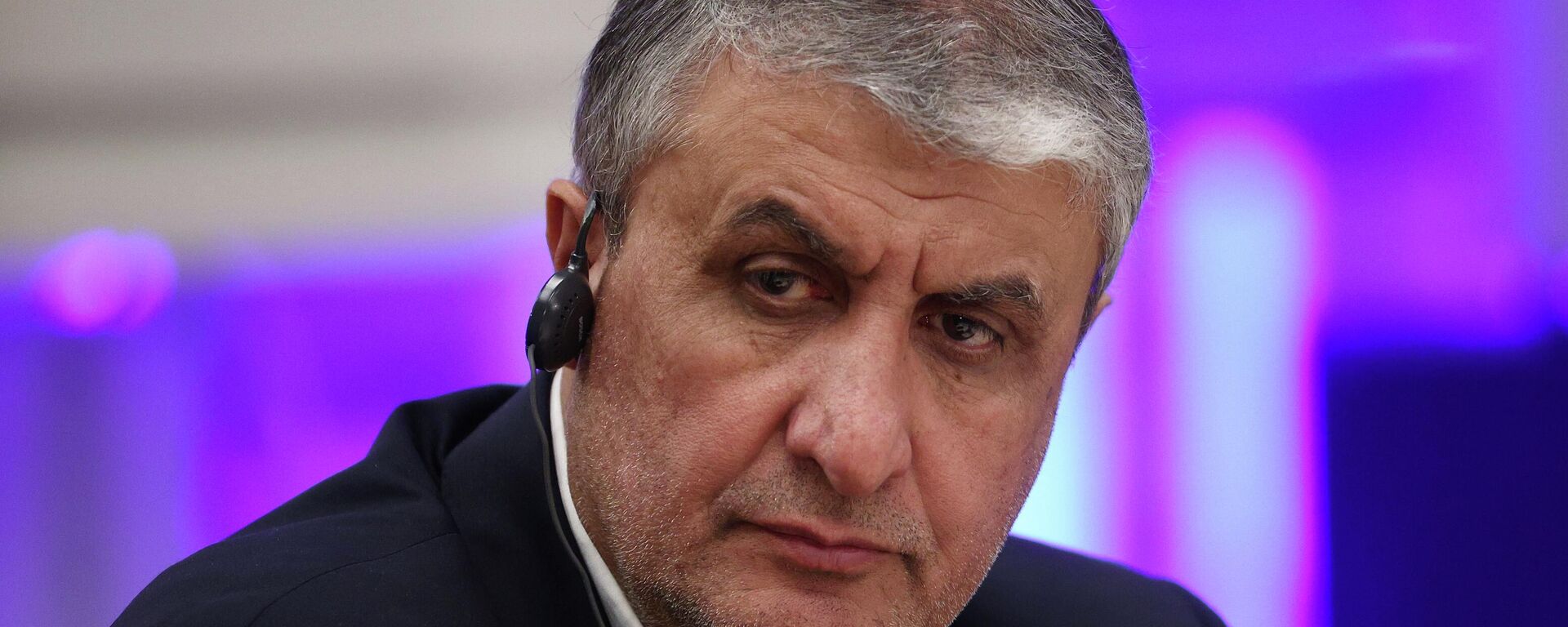 O presidente da Organização de Energia Atômica do Irã, Mohammad Eslami, durante evento sobre energia atômica na Rússia - Sputnik Brasil, 1920, 24.12.2025