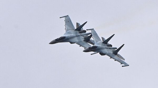 Os caças Su-35S russos. - Sputnik Brasil