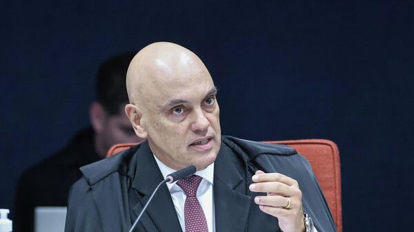 Alexandre de Moraes em sua decisão sobre condenados por trama golpista - Sputnik Brasil
