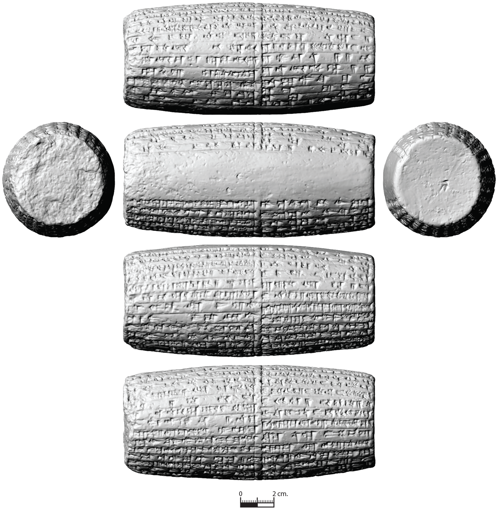 Cilindros com inscrições antigas encontradas em ruínas perto do zigurate babilônico em Kish, no Iraque - Sputnik Brasil, 1920, 07.01.2026
