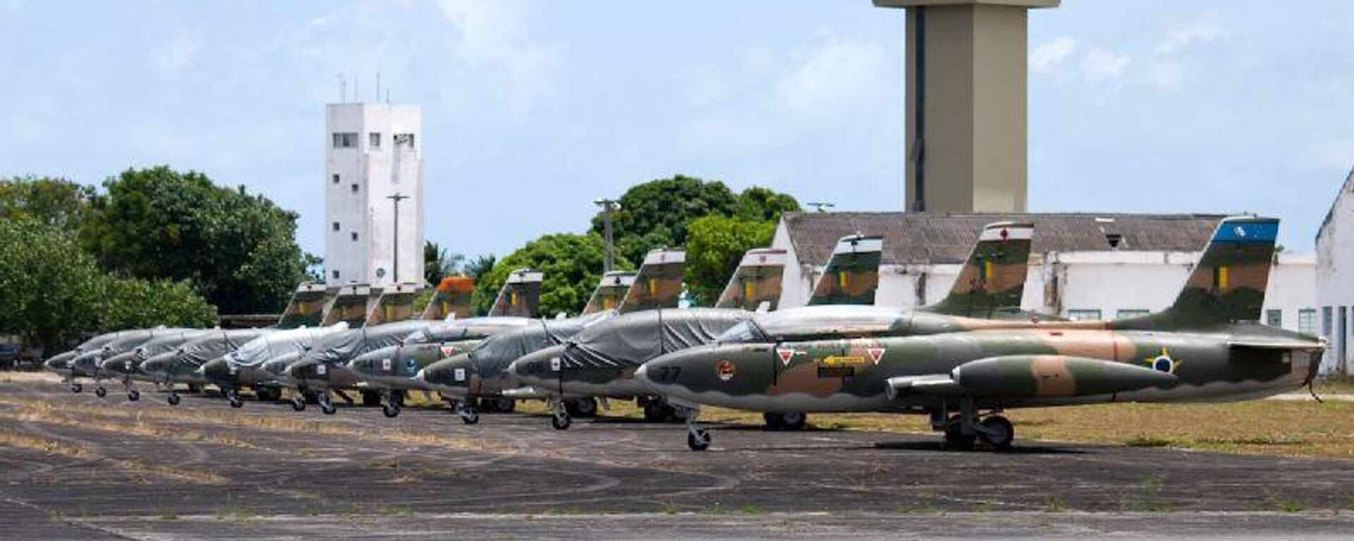 Base Aérea de Natal com aviões durante a Cruzex IV 2008 em Natal, Rio Grande do Norte. Brasil, 24 de novembro de 2008 - Sputnik Brasil, 1920, 12.01.2026