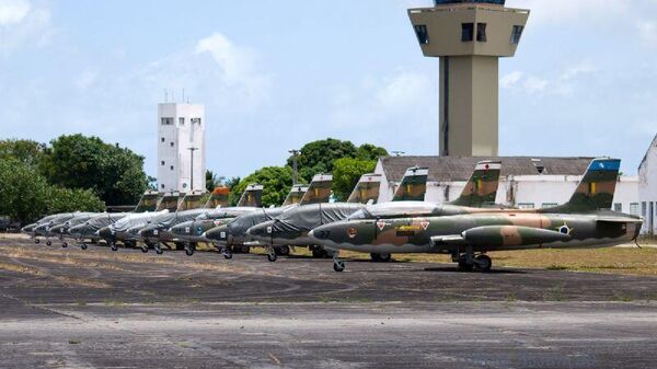 Base Aérea de Natal com aviões durante a Cruzex IV 2008 em Natal, Rio Grande do Norte. Brasil, 24 de novembro de 2008 - Sputnik Brasil