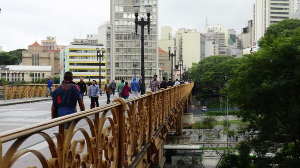 Vale do Anhangabaú, em São Paulo - Sputnik Brasil