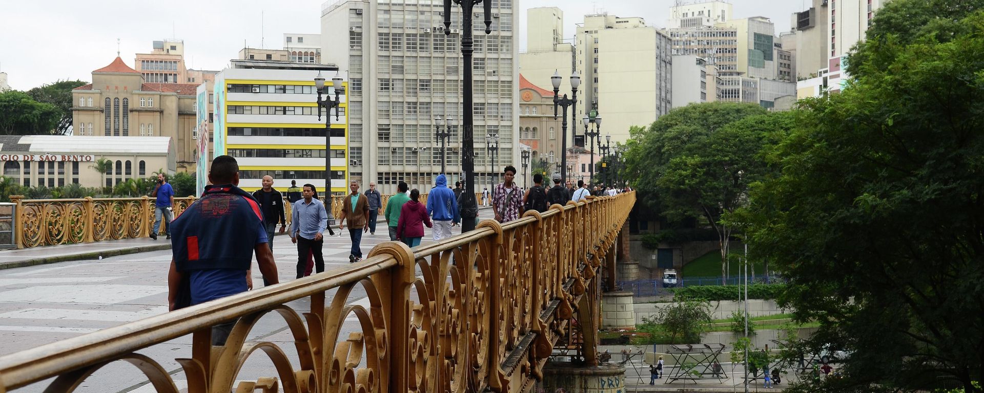 Vale do Anhangabaú, em São Paulo - Sputnik Brasil, 1920, 30.07.2026