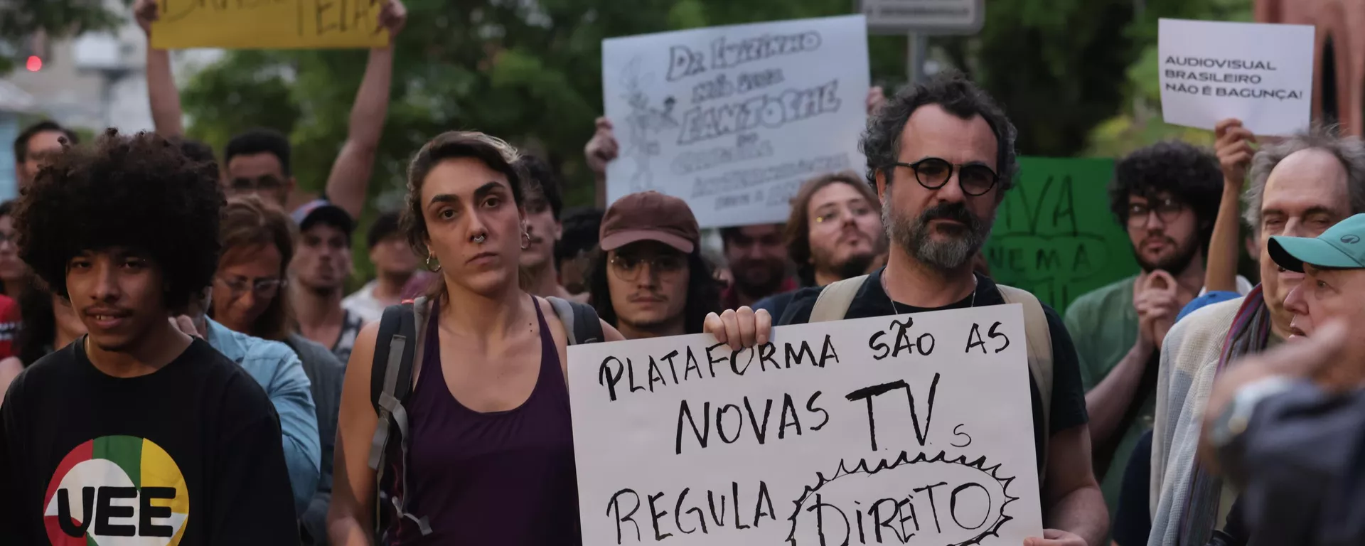 Ato em Defesa do Audiovisual Brasileiro Independente , concentração na Cinemateca. Brasileira em SP - Sputnik Brasil, 1920, 14.01.2026