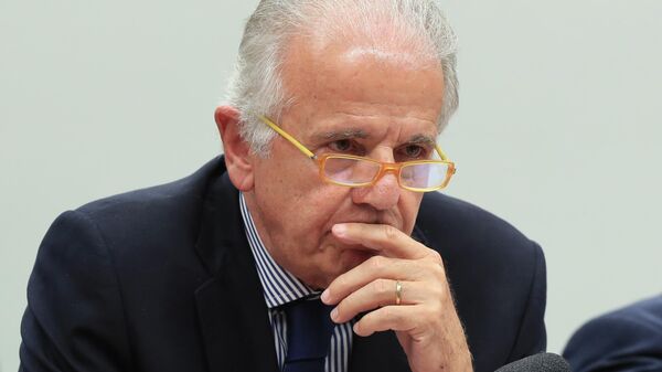 O ministro da Defesa, José Mucio, em compromisso na Comissão de Relações Exteriores e de Defesa Nacional da Câmara, em abril de 2024 - Sputnik Brasil