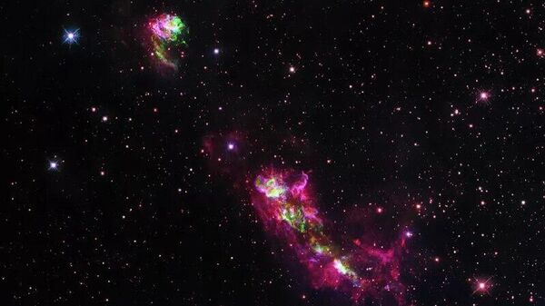 Hubble registra jato estelar recorde lançado por protoestrela 20 vezes maior que o Sol - Sputnik Brasil