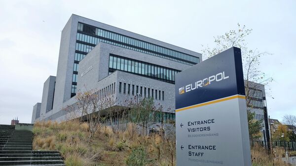 Prédio da Europol, nos Países Biaxos - Sputnik Brasil
