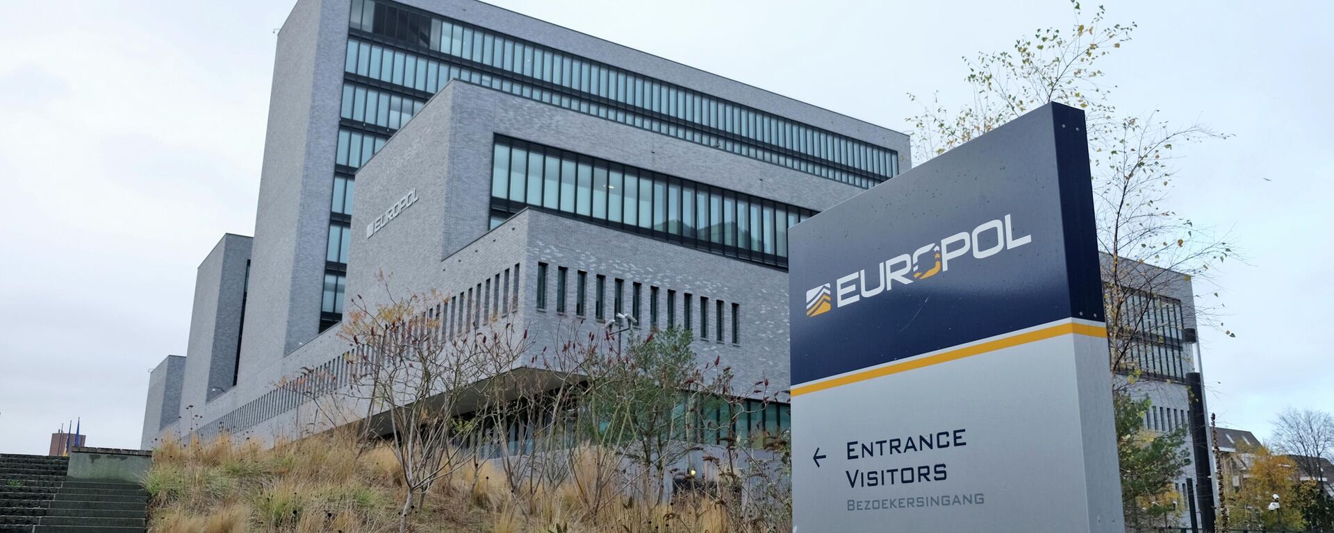 Prédio da Europol, nos Países Biaxos - Sputnik Brasil, 1920, 22.01.2026