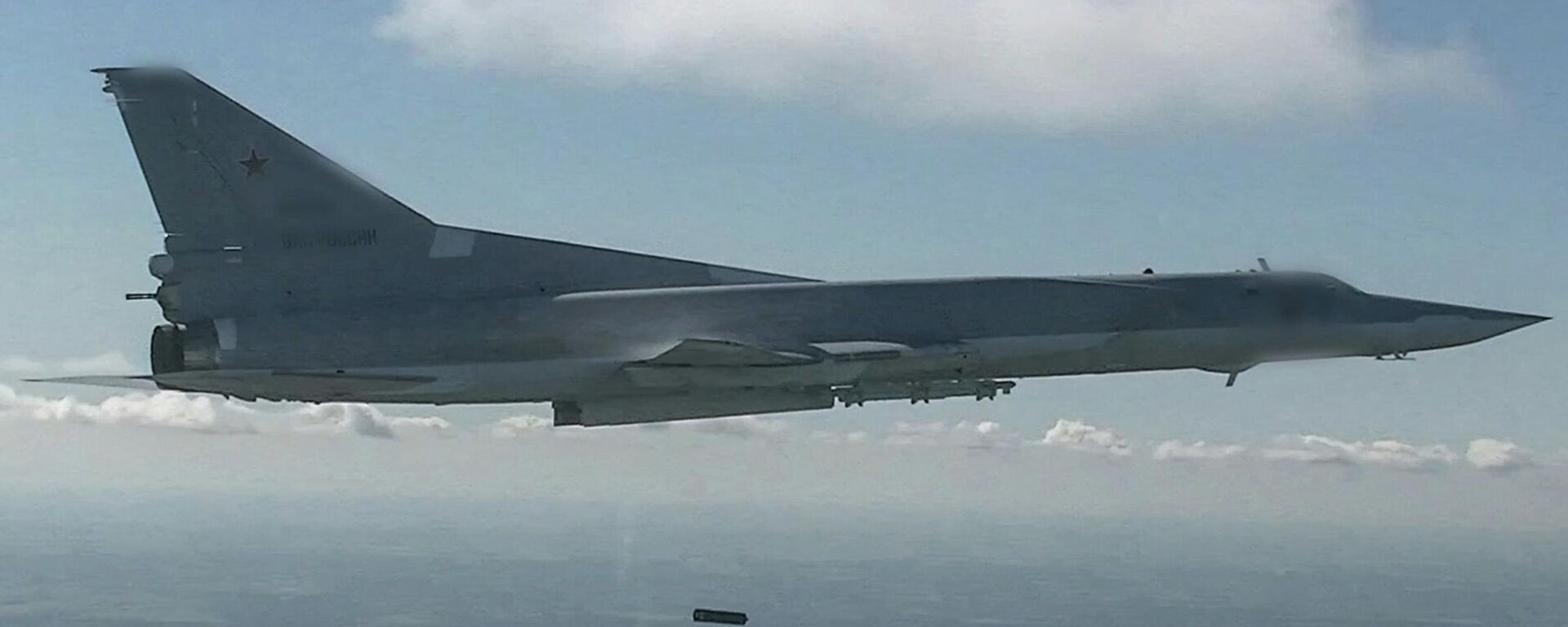 Avião bombardeiro de longo alcance Tu-22M3 russo durante um ataque. - Sputnik Brasil, 1920, 23.01.2026