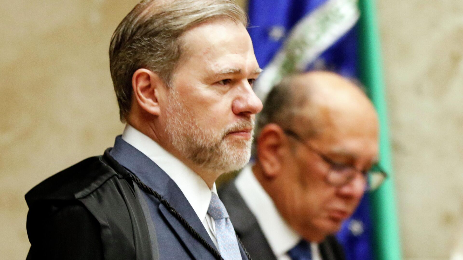 O ministro Dias Toffoli durante sessão do Supremo Tribunal Federal (STF), Brasília, 5 de dezembro de 2024 O ministro Dias Toffoli durante sessão do Supremo Tribunal Federal (STF), Brasília, 5 de dezembro de 2024 - Sputnik Brasil, 1920, 26.01.2026
