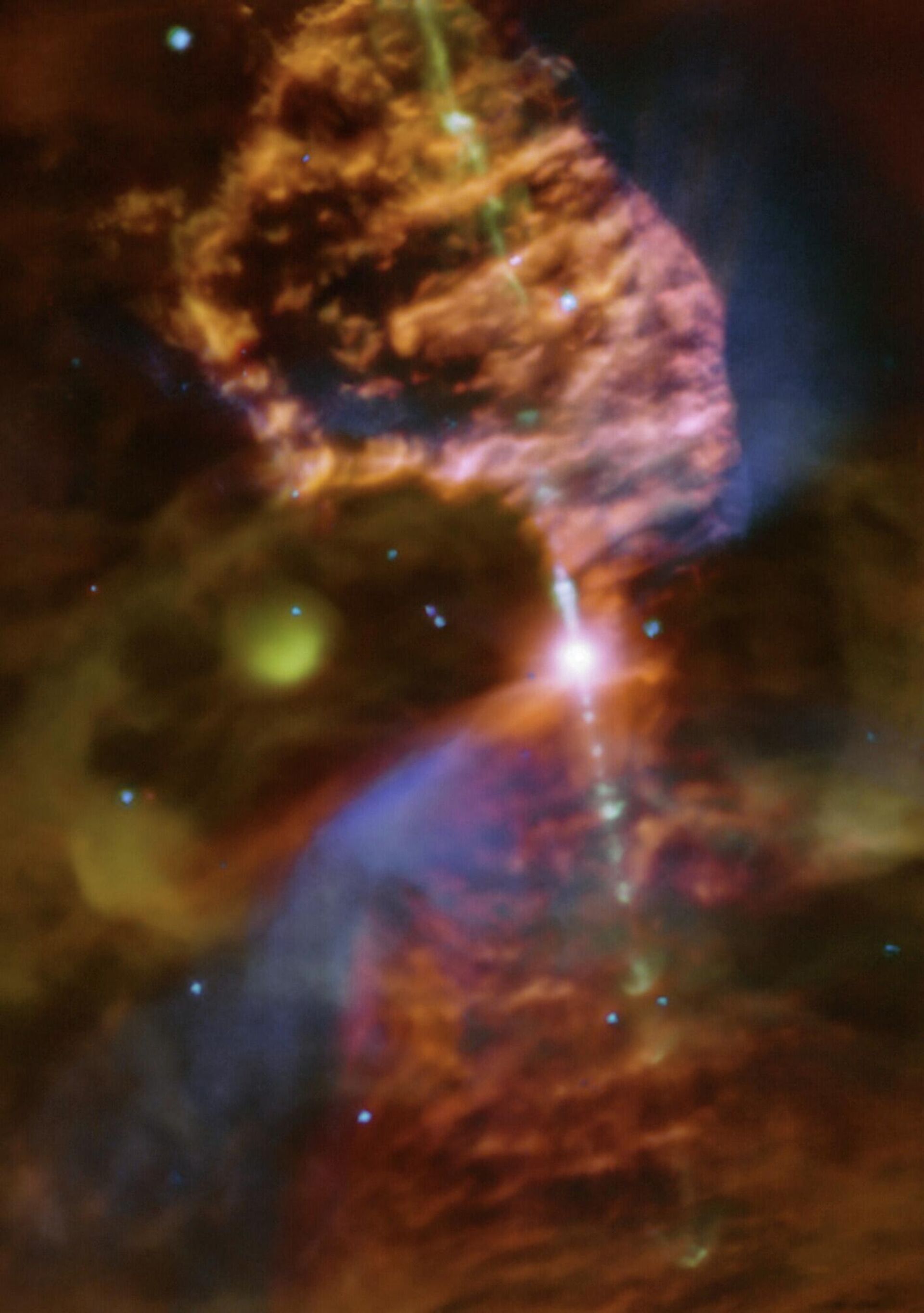 Primeira imagem detalhada da estrela em formação Ve 7-27