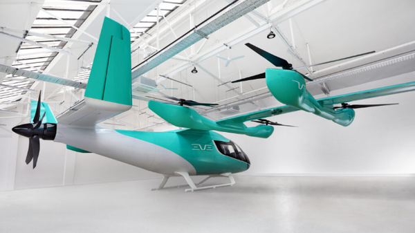Aeronaves eVTOL brasileira da Eve Air Mobility Aeronaves eVTOL brasileira da Eve Air Mobility - Sputnik Brasil