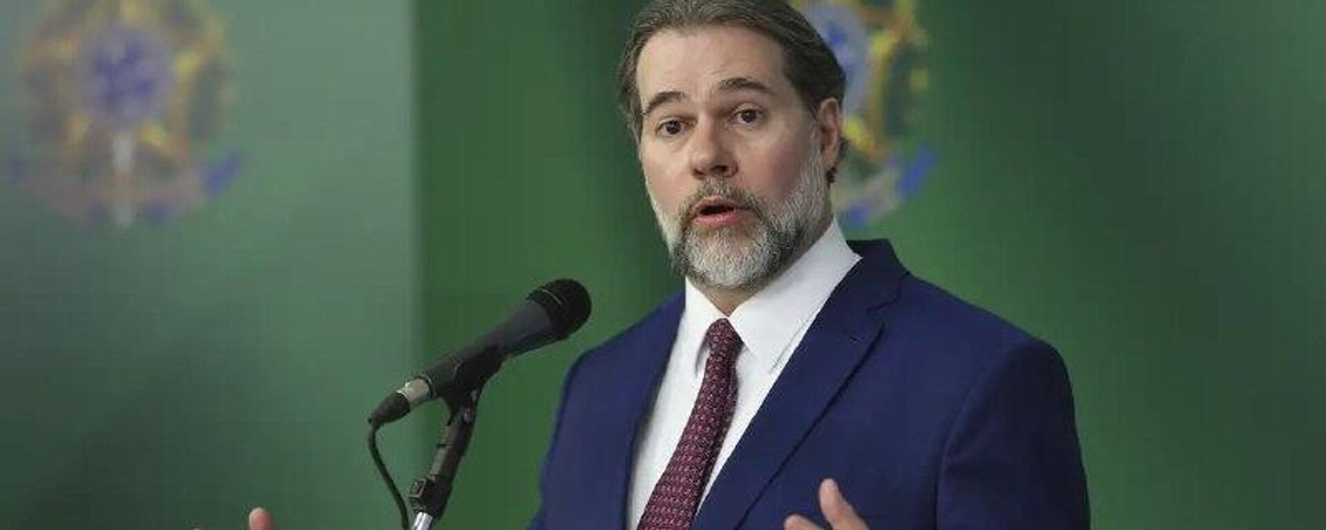 O ministro do Supremo Tribunal Federal (STF) Dias Toffoli durante coletiva de imprensa - Sputnik Brasil, 1920, 29.01.2026