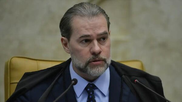 O ministro do Supremo Tribunal Federal (STF) Dias Toffoli durante sessão na Corte - Sputnik Brasil
