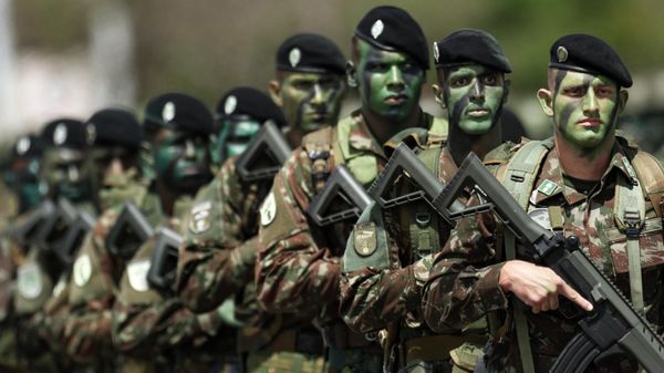Celebração do Dia do Exército e do jubileu de 80 anos das vitórias da Força Expedicionária Brasileira (FEB) na Segunda Guerra Mundial, na Itália, Brasília, 16 de abril de 2025 - Sputnik Brasil