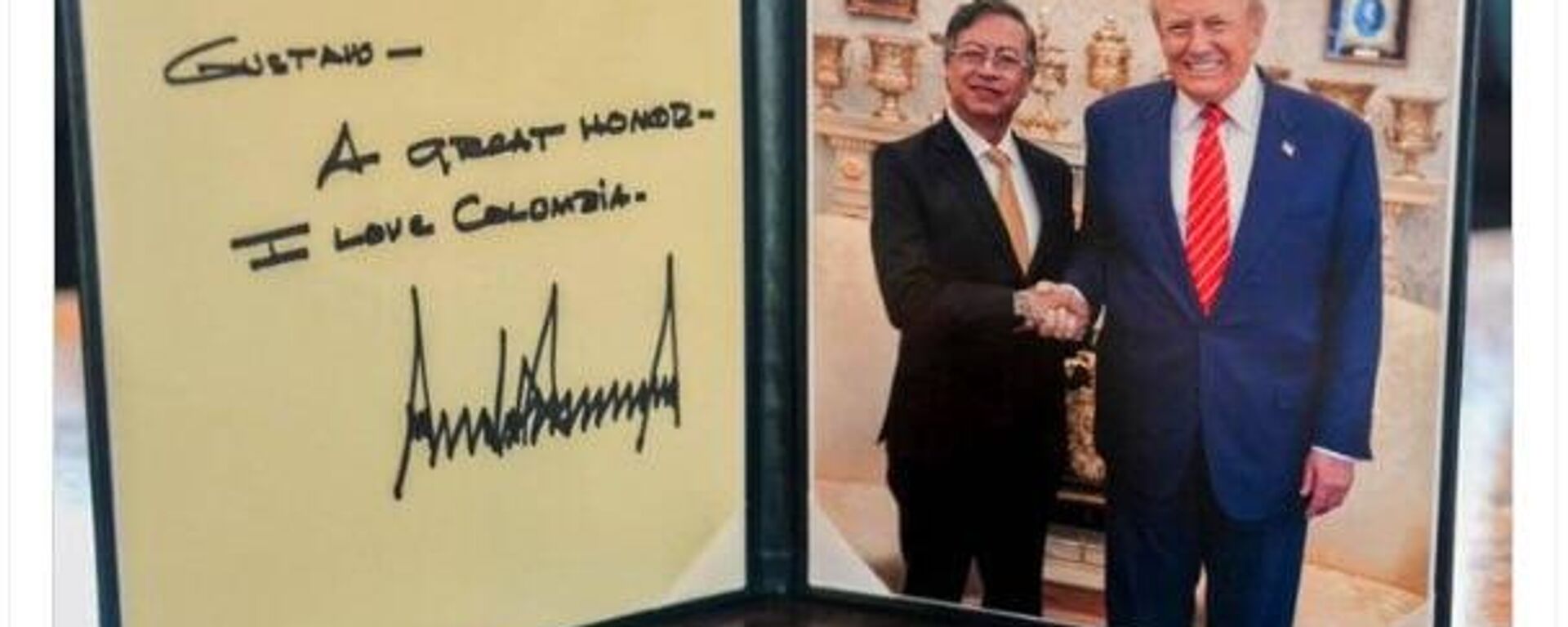 Trump e Petro se encontraram na Casa Branca para discutir relações entre Colômbia e Estados Unidos - Sputnik Brasil, 1920, 03.02.2026