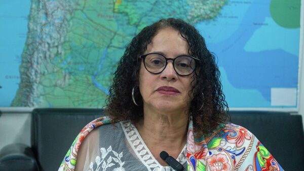 A ministra da Ciência, Tecnologia e Inovação, Luciana Santos, em entrevista à Sputnik Brasil. - Sputnik Brasil